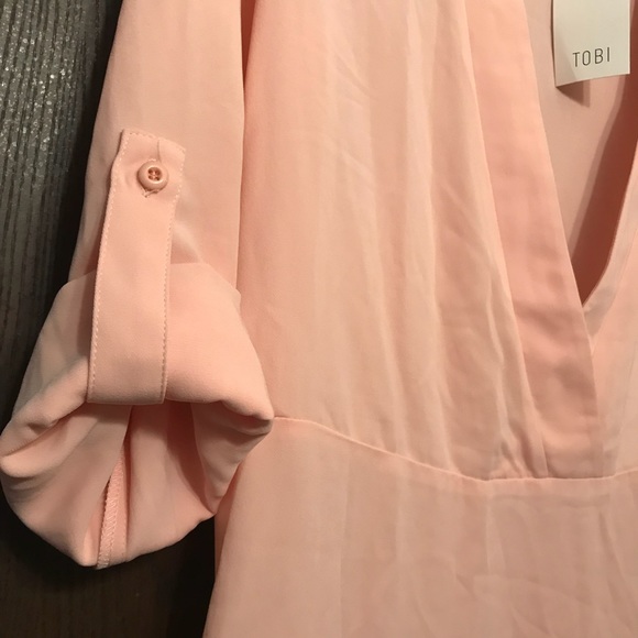 NWT Peachy-Pink TOBI Tunic-L - Picture 3 of 5